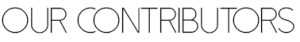 OurContributors